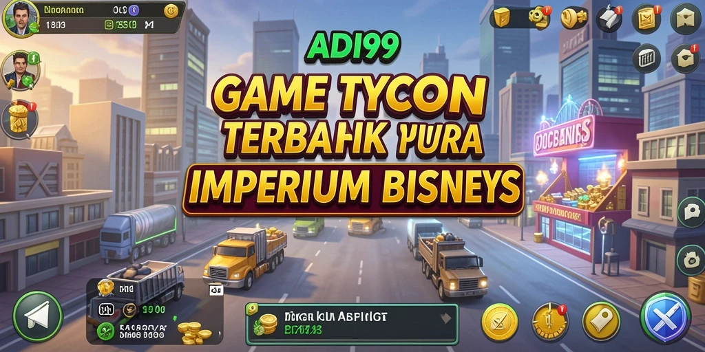 Tampilan gameplay ADI99 yang menarik dan penuh strategi Tycoon.