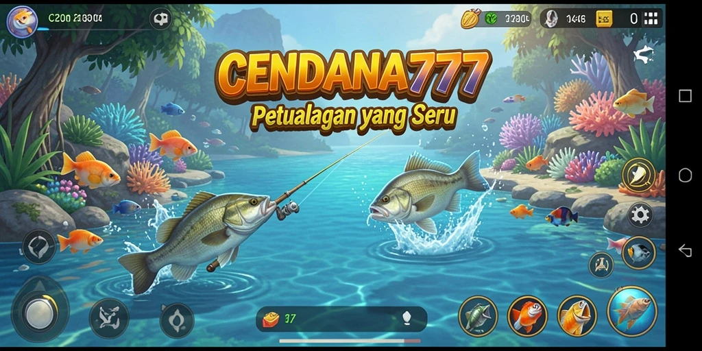 Tampilkan gameplay memancing yang seru di CENDANA777.