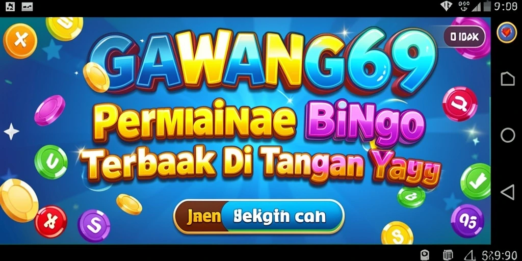 Tampilan gameplay Bingo yang seru di GAWANG69.