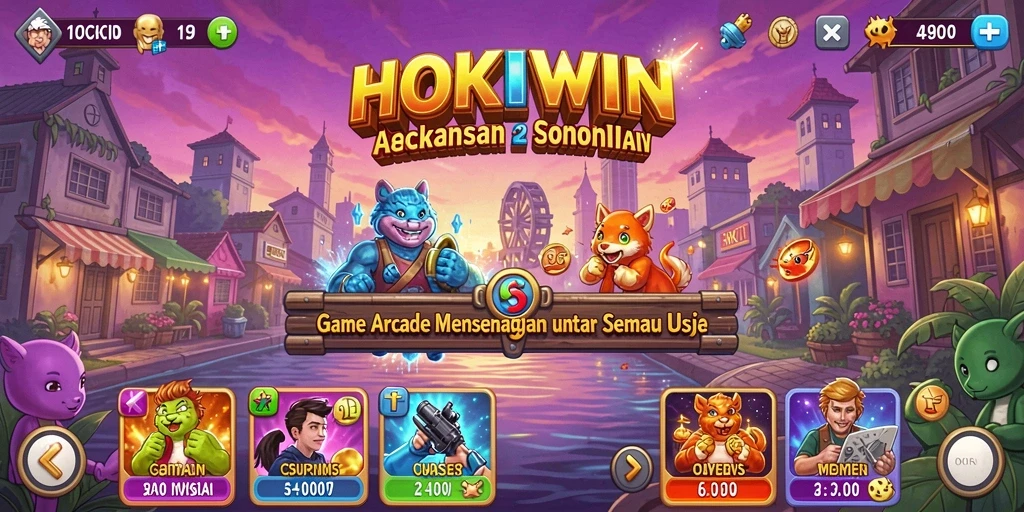 Tampilan gameplay HOKIWIN yang seru dan penuh warna.