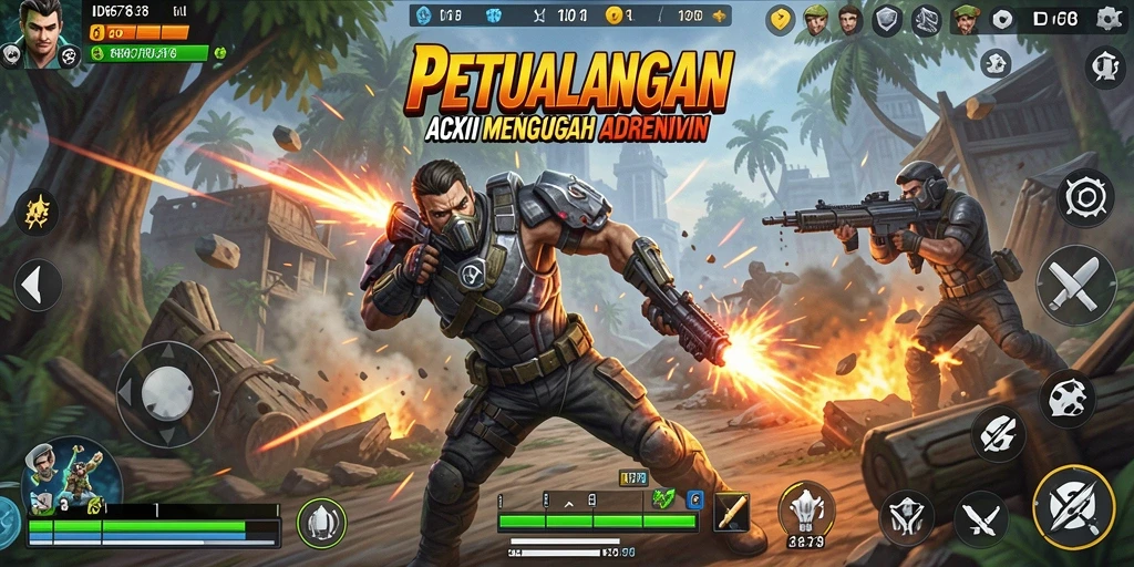 Gameplay menakjubkan dari ID678 dalam dunia ARPG yang luas.