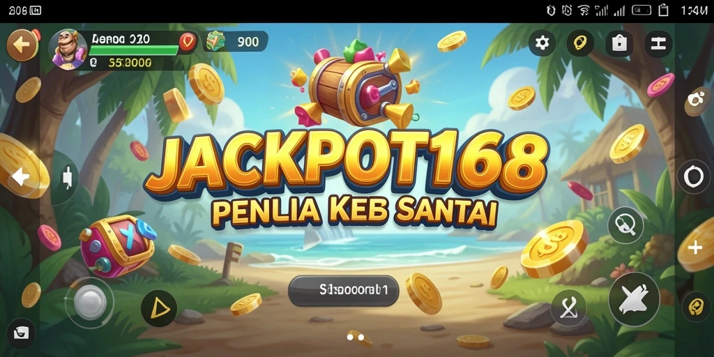 Tangkapan layar gameplay JACKPOT168 yang penuh warna dan menyenangkan.