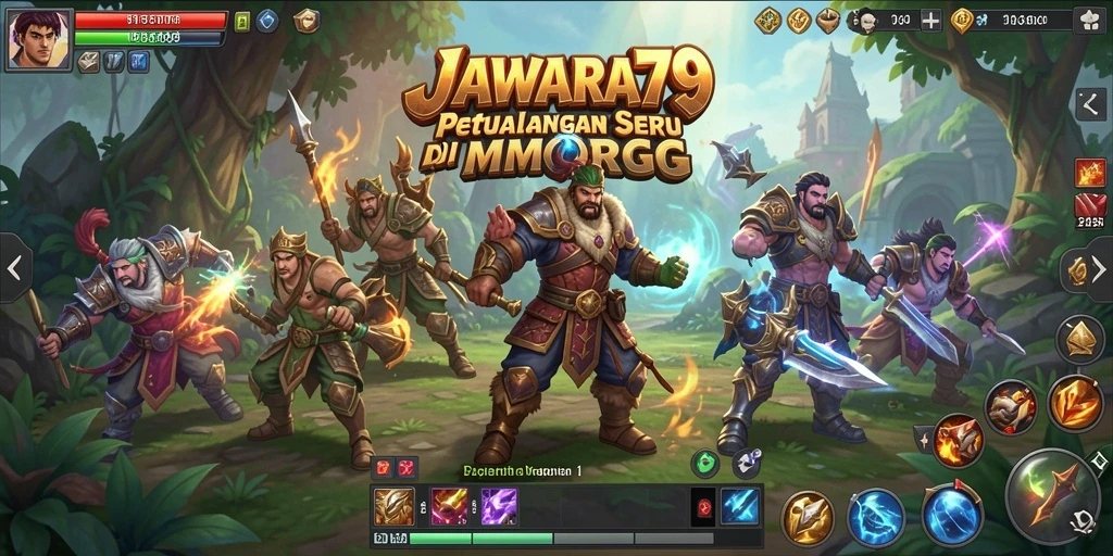 Tampilan gameplay epik di JAWARA79 yang penuh aksi dan strategi.
