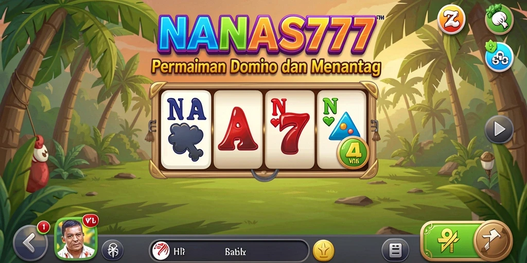 Tampilan menarik dari gameplay Domino di NANAS777.