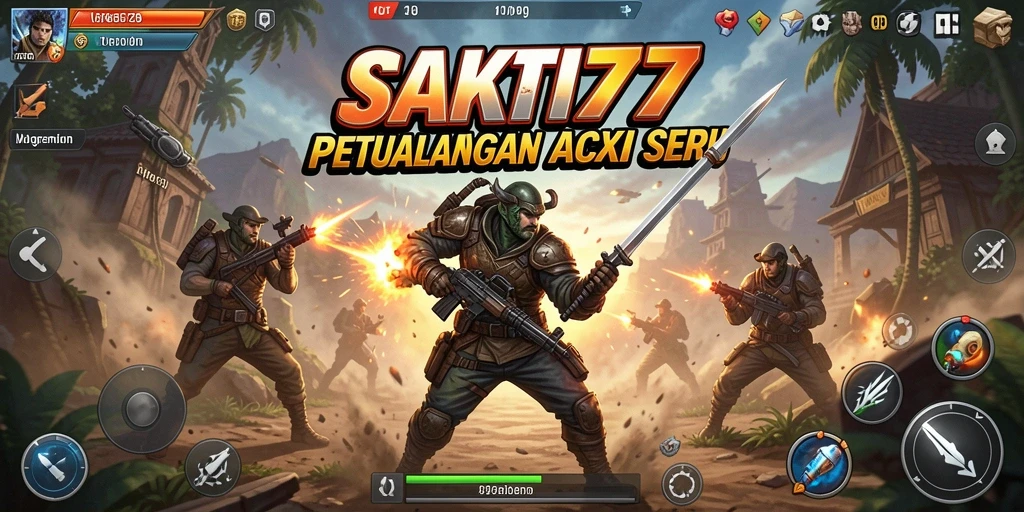 Tampilan menegangkan dari gameplay SAKTI77 yang penuh aksi.