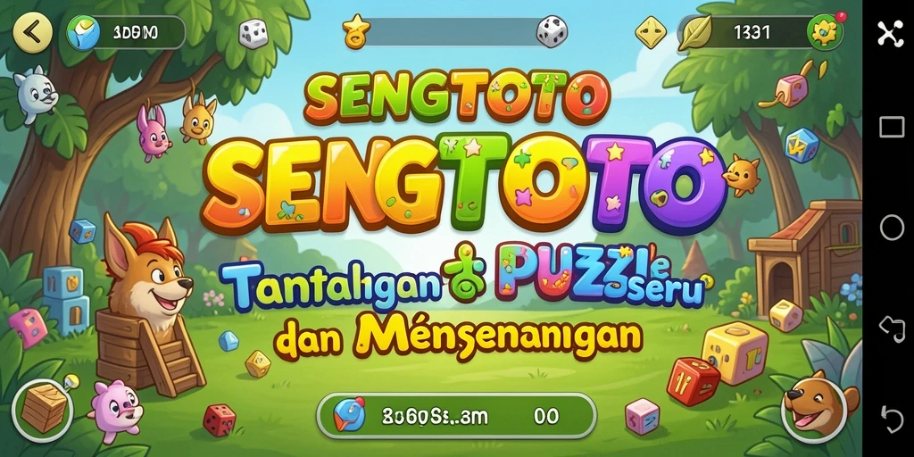 Screenshot gameplay SENGTOTO yang menunjukkan momen menarik menyelesaikan puzzle.