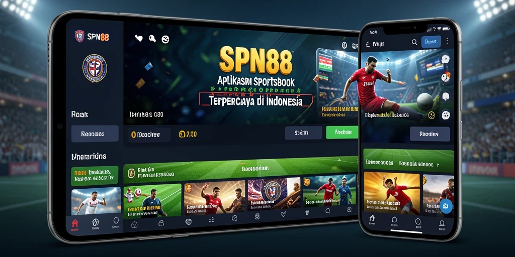 Screenshot utama SPN88 menampilkan gameplay Sportsbook yang interaktif.