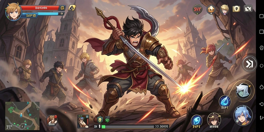 Gameplay seru dengan karakter Anime yang menawan.