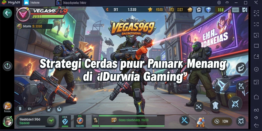 Tampilan gameplay menarik dari VEGAS969 yang menampilkan strategi pertempuran.